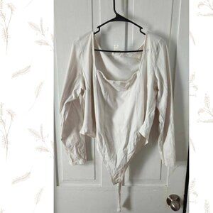 H&M Square Neck Body Suit Sz XXL